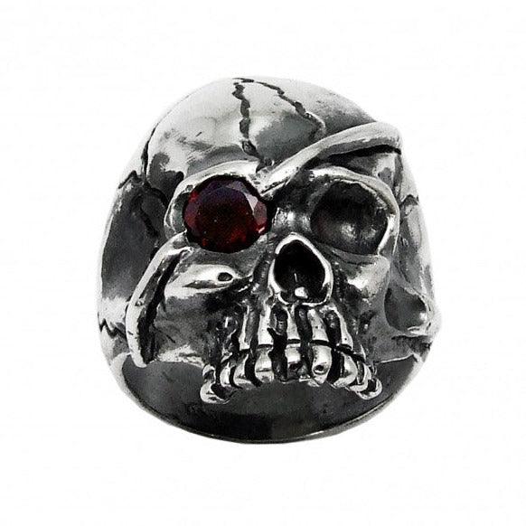 Anello da pirata teschio e ossa incrociate Jack Sparrow Anello da pirata teschio e ossa incrociate Jack Sparrow