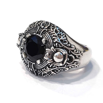 Anello Uomo Gotico Anello Tribale Da Motociclista Gotico Antico In Acciaio Anello Gotico Biker Anello Uomo Gotico Anello Tribale Da Motociclista Gotico Antico In Acciaio Anello Gotico Biker