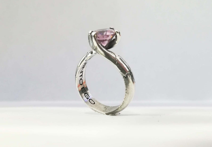 Smooth Solitaire Ring