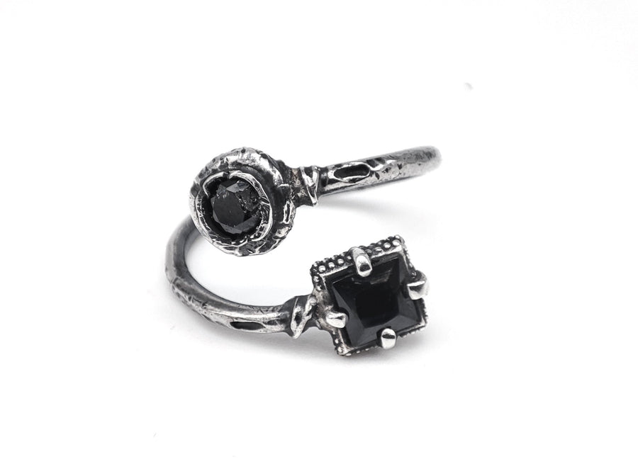 Anello Contrariè Carrè Raw