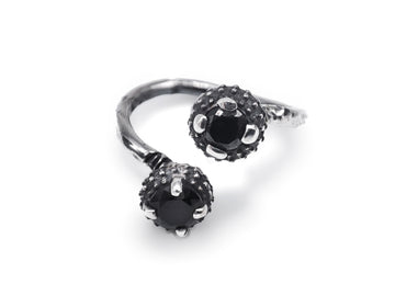 Anello Contrariè Dots Raw