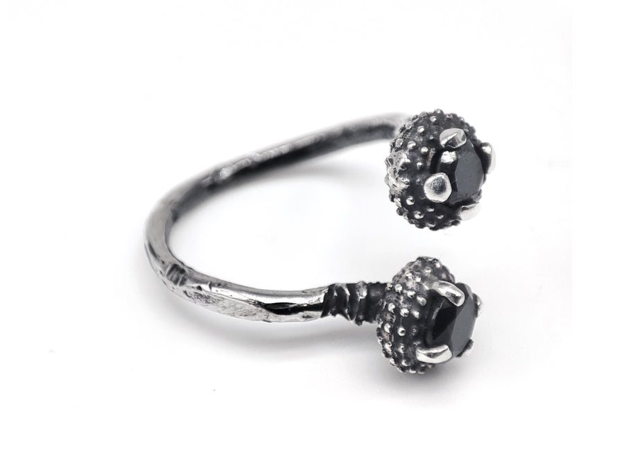 Anello Contrariè Dots Raw