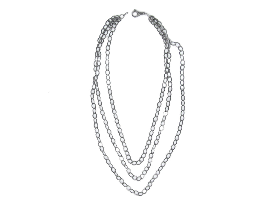Collana Tripla Chains & Chains