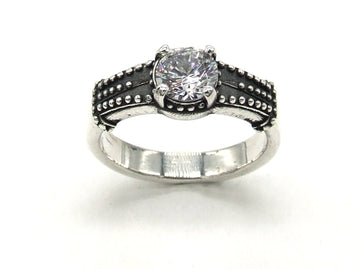 Halo Solitaire Ring