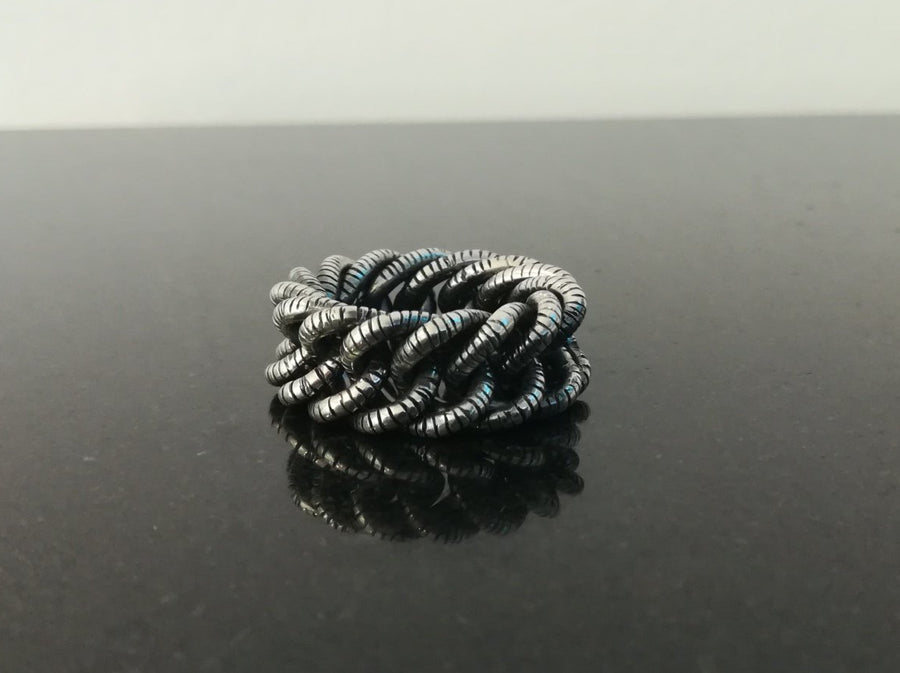 Anello Catena Snake