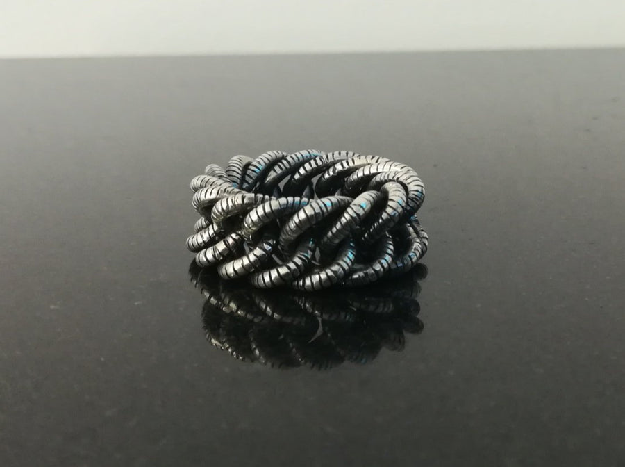 Anello Catena Snake
