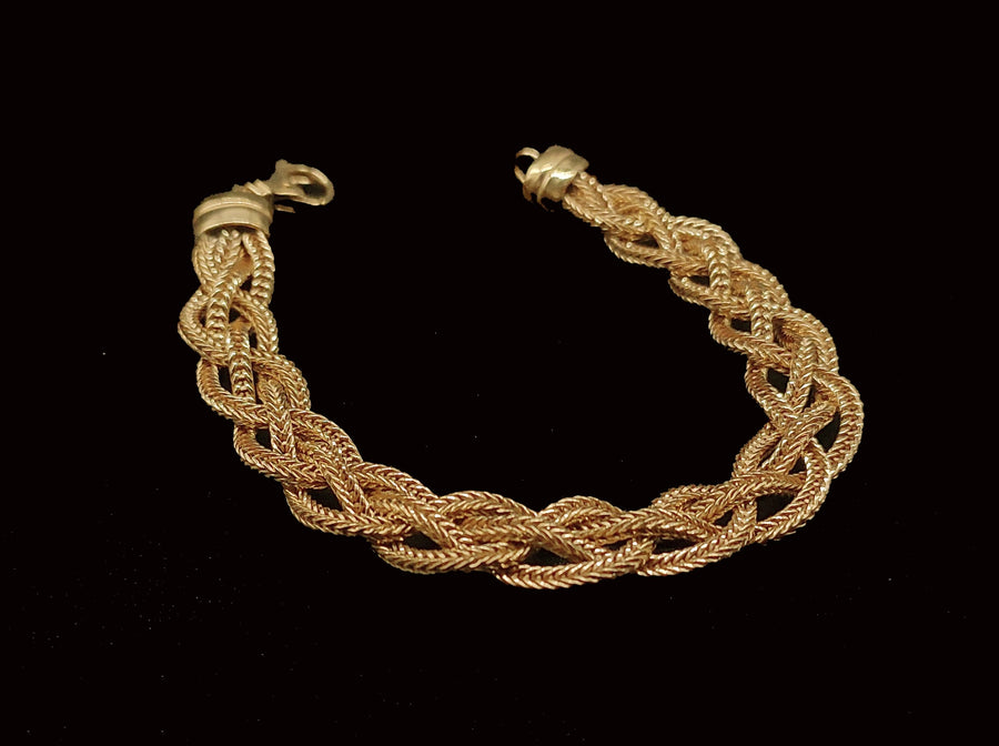 Braided 4 Fox bracelet 