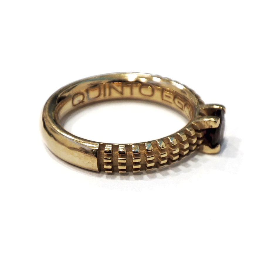 Cube Solitaire Ring