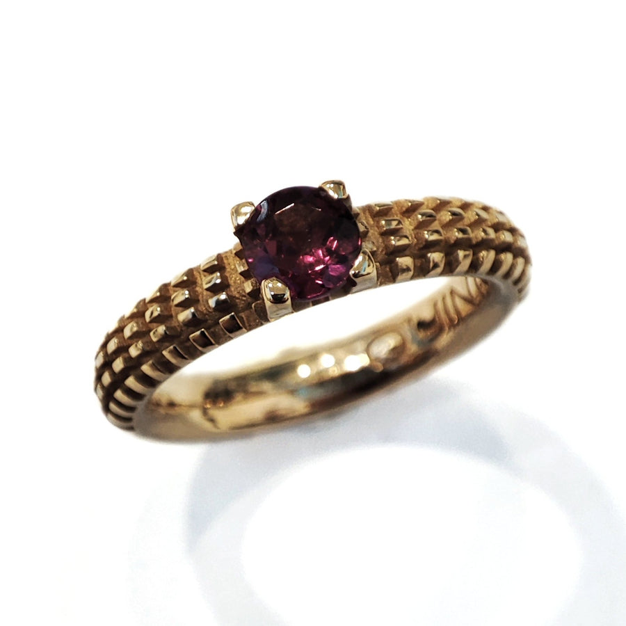 Cube Solitaire Ring