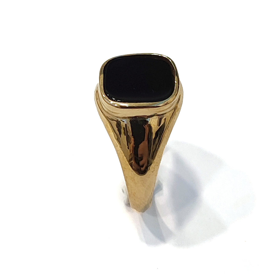 Smooth Onyx Ring
