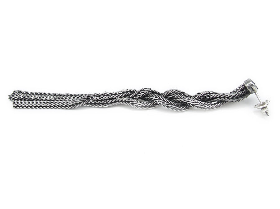 Orecchino Mono Treccia Fox Big