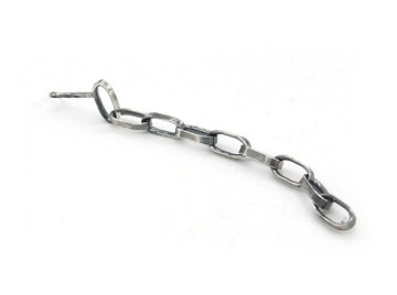 Orecchino Mono Chain Pendente