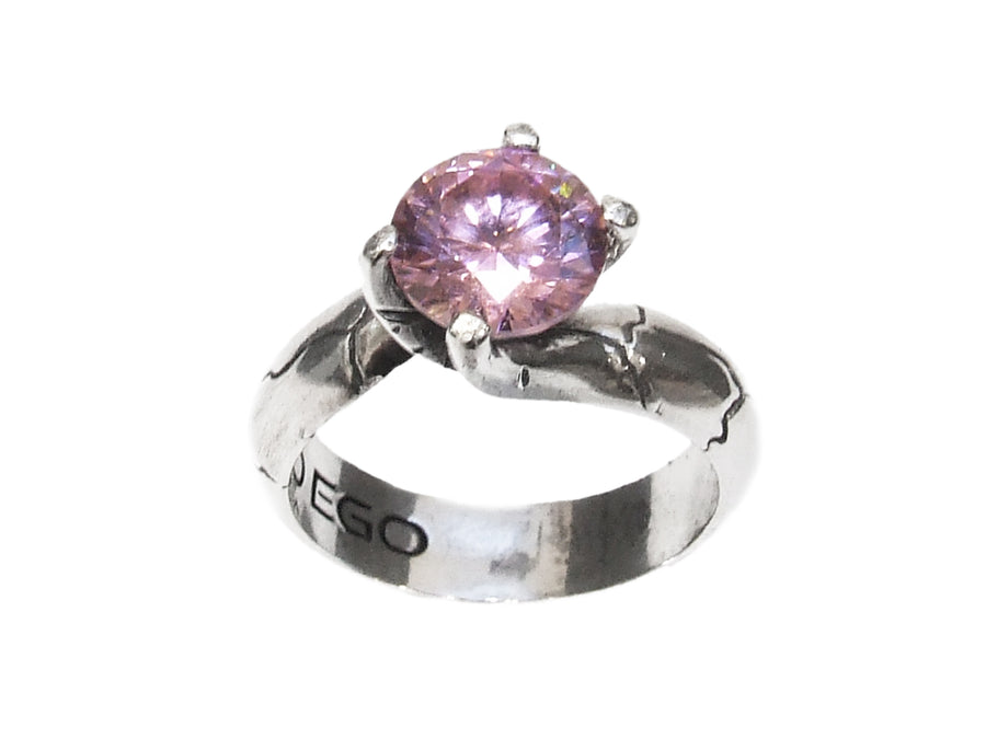 Smooth Solitaire Ring