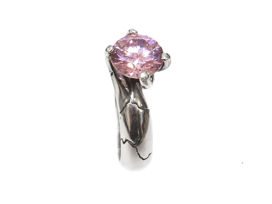 Smooth Solitaire Ring