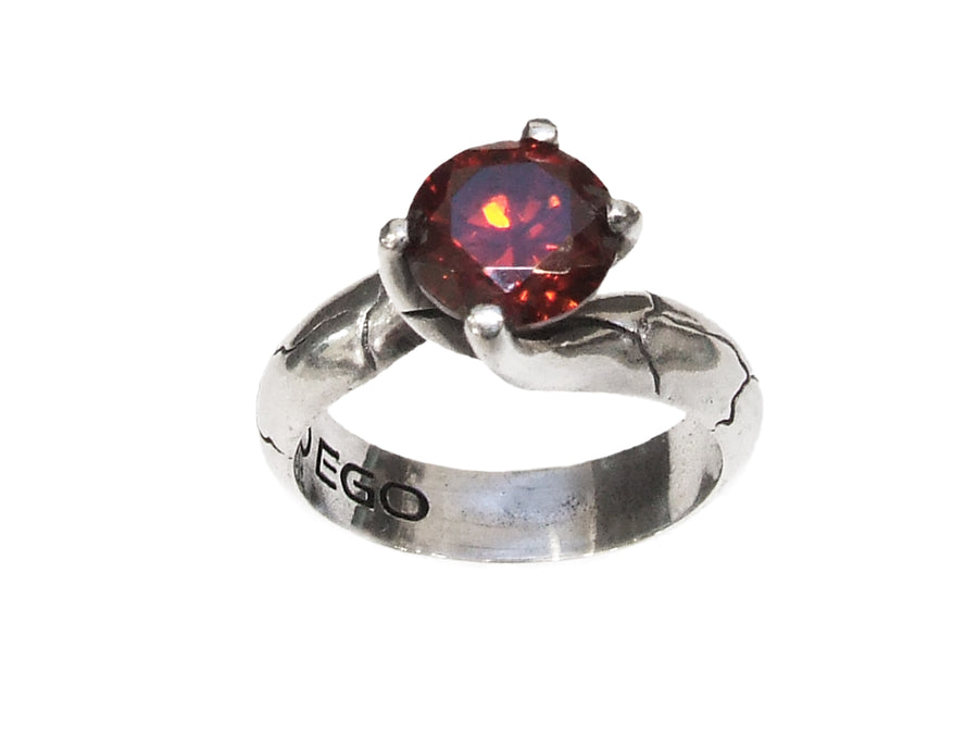 Smooth Solitaire Ring