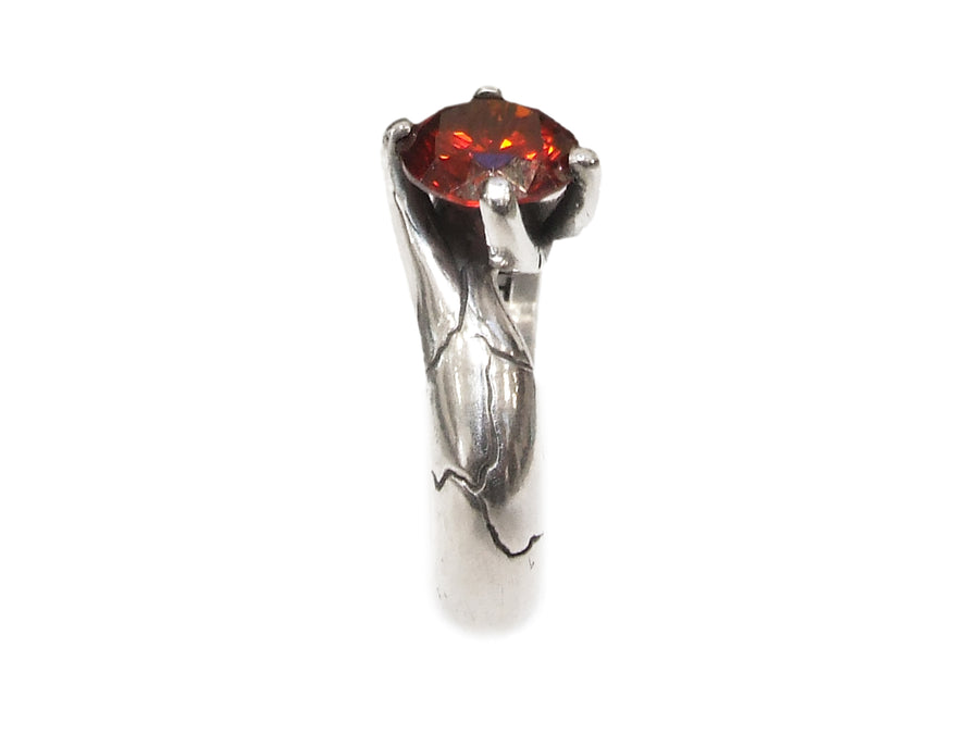 Smooth Solitaire Ring