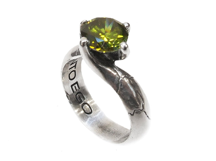 Smooth Solitaire Ring